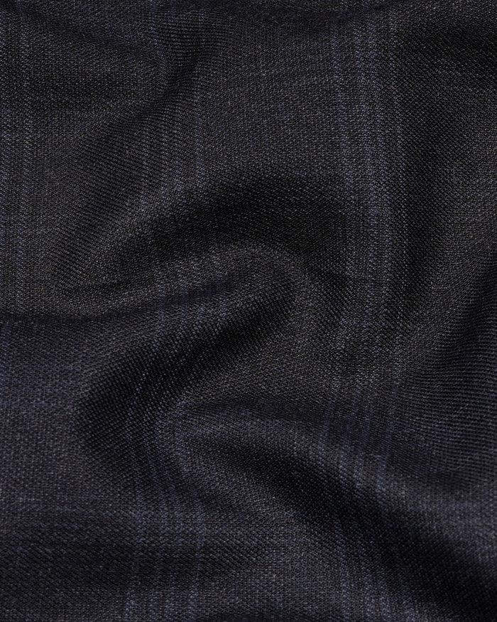 Однобортный блейзер в клетку цвета Mirage Gray