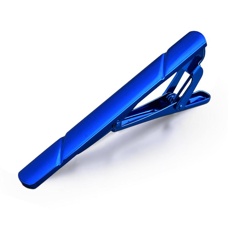 Латунный зажим для галстука с лазерной гравировкой логотипа, 5,8x0,6 см - Мужской формальный деловой аксессуар