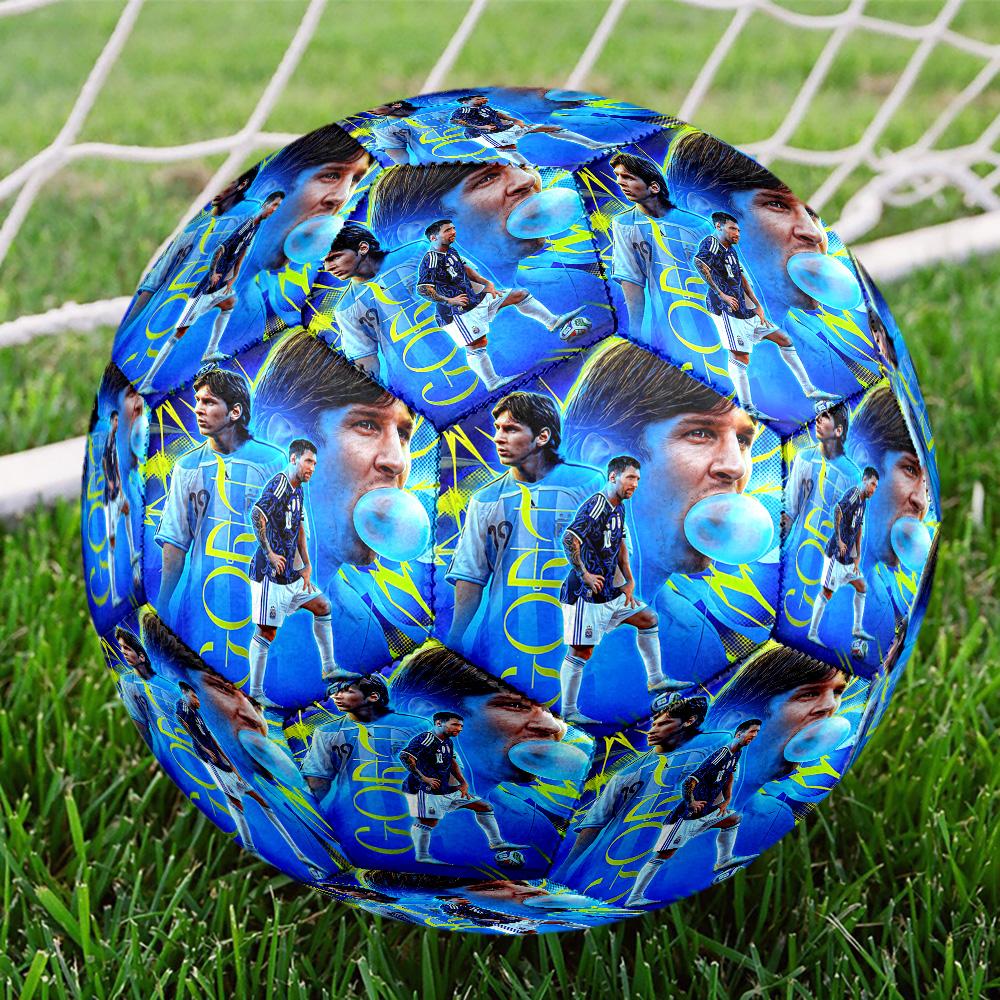 1pc Youssef Ennesyri Celebration Size 5 Football Soccer Balls, Competition Sport Football Indoor And Outdoor Training Ball. Q63014