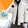 Повседневная куртка осень-зима мужская куртка-бомбер модная одежда уличная одежда хлопковая стеганая куртка приталенный крой пальто