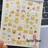 Водонепроницаемые наклейки «Медведь из масла» для ногтей и гаджетов – DIY для iPad, телефона, бутылки для воды и высококачественный декор CCD