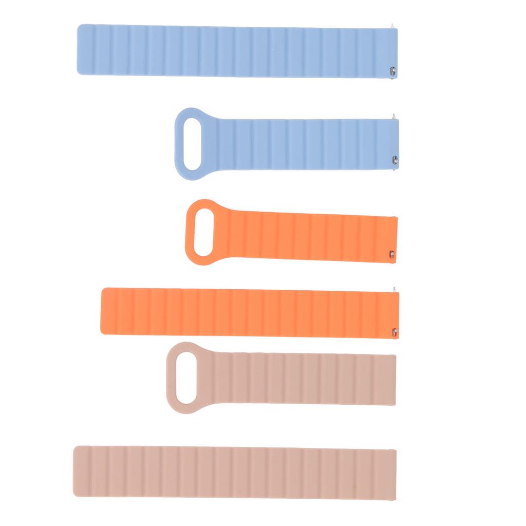 Magnetic Silicone Watch Band Magnetic Silicone Watch Band 22mm Quick Release Waterproof Watch Strap for GT GTR 4 3 2 1