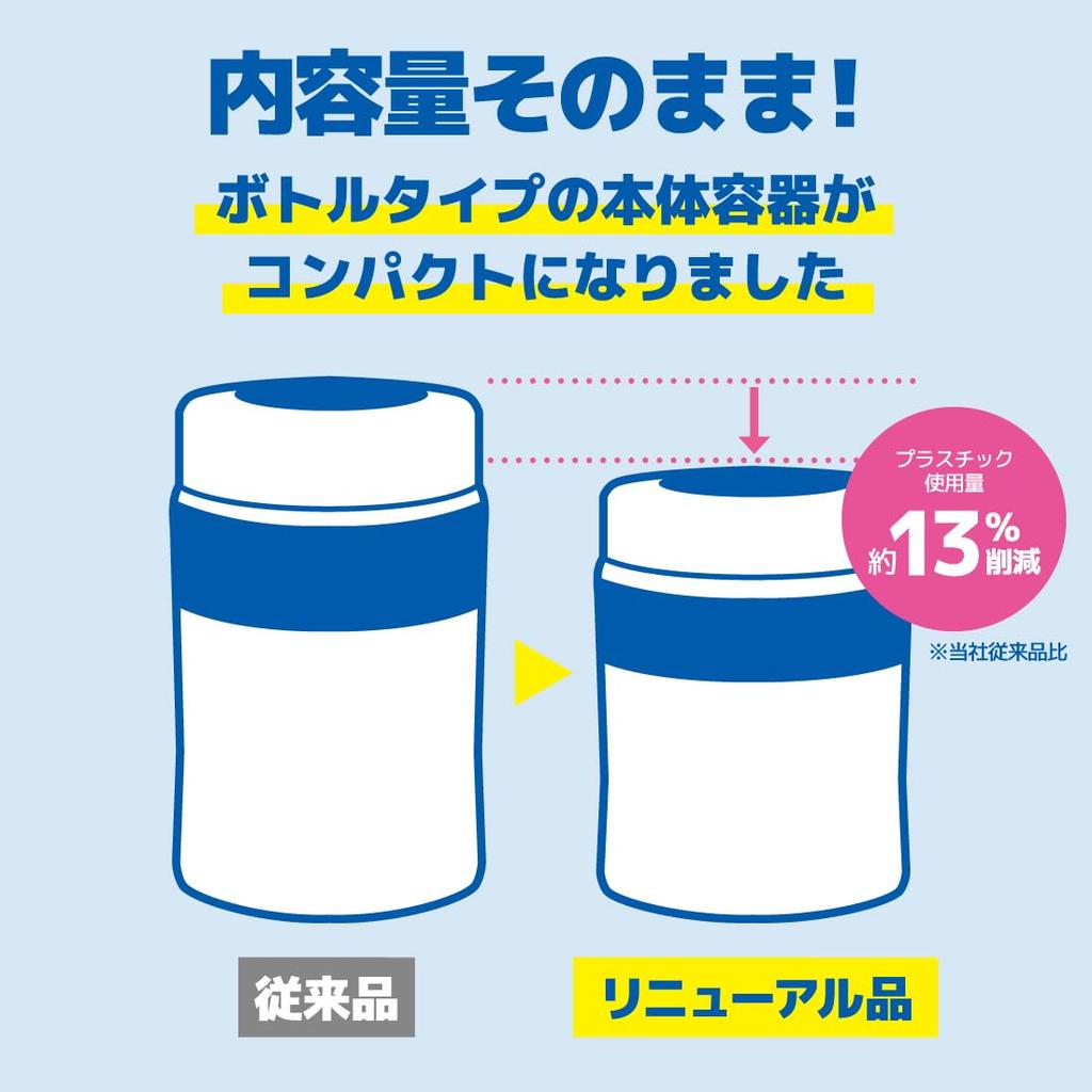 Elleair Wet Disinfecting and Virus Alcohol 80 Disinfecting Alcohol Wipes Wipes, Removal, Type, Bottle, Sheets,