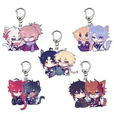 Периферийный кулон Genshin Impact Funina Navelet Jutana Xida Thunderbolt General Mandrill Bell Leaving Kerry Keychain