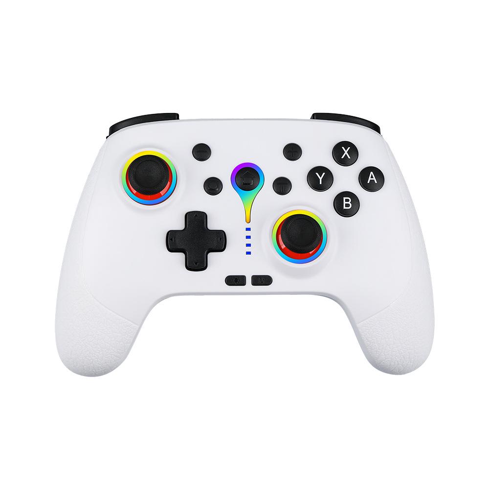 Игровой контроллер Bluetooth: Соматосенсорная вибрация и макросы, Совместимо с ПК, Steam, джойстиком Hall