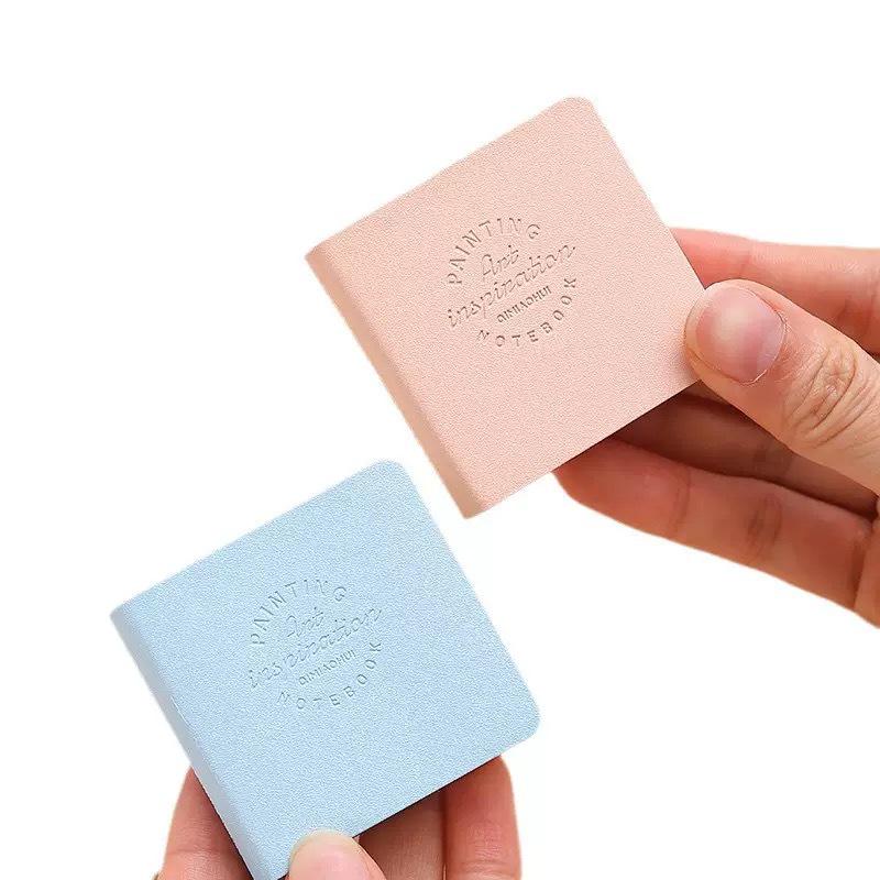 Компактный синий мини-журнал Mo Yu: Милый портативный карманный скетчбук.