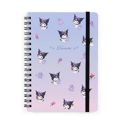 Sanrio Kuromi B6 Блокнот на кольцах x x Персонаж 092126, 18.2 13.5 1.5 см,