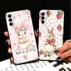 Милый Мультяшный Кролик Мягкий Чехол для Телефона для Samsung A17 A37 A57 A16 A26 A36 A56 A15 A25 A35 A55 A14 A24 A34 A54 A13 A23 A33 A5