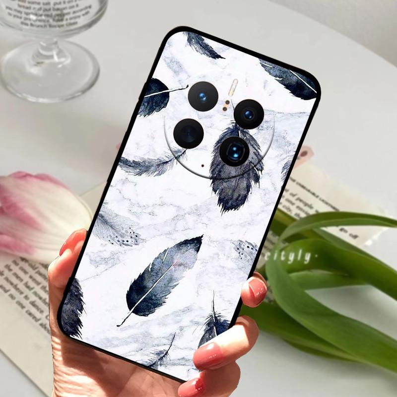 Чехол-бампер для Huawei Mate 50 Pro, мягкий ТПУ, окрашенный, чехлы Funda для Huawei Mate 50 Pro, силиконовый чехол Mate50 Pro 50Pro 50E