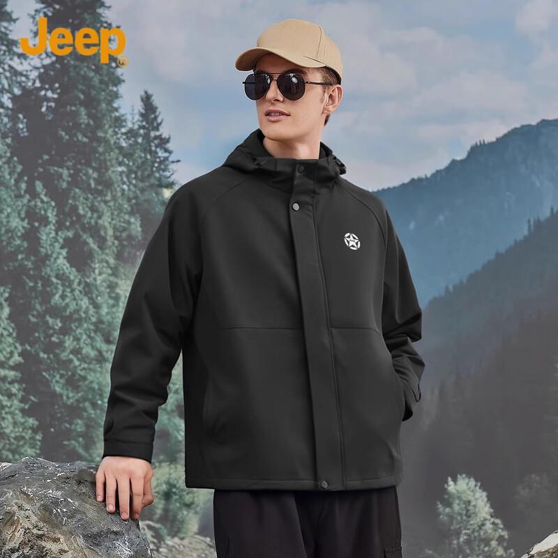 JEEP Men's Fall Fashion Hooded Jacket