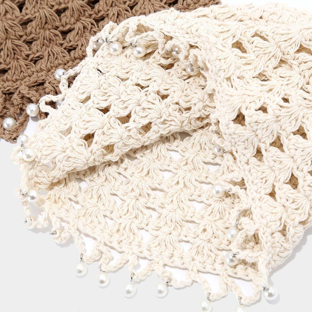 Sweet Crochet Hollow Knitted Hat Bohemian Style Weave Cap Fashion Knit Beanies Outdoor