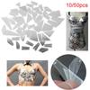 Silver Color Shiny Wedding Dress Irregular Sewing Beads Stones Mirror Sew On Crystal Rhinestones