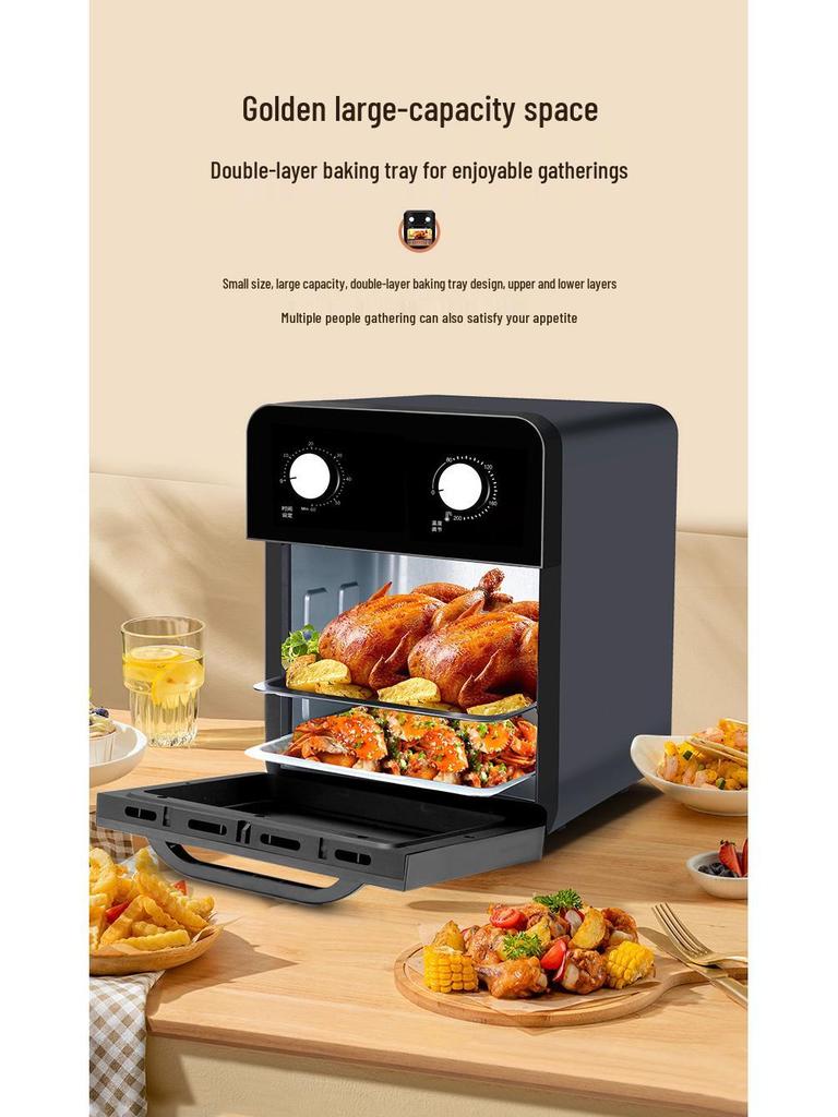 Smart Multifunctional Air Fryer Oven - Large Capacity for Baking & Frying