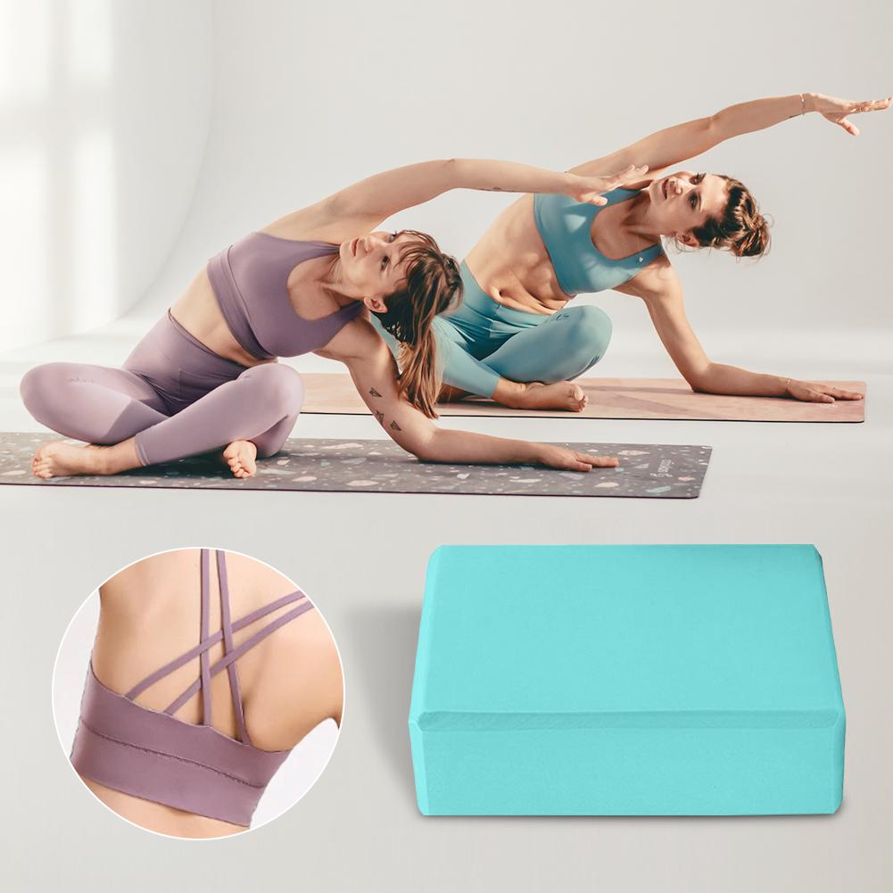 EVA Gym Yoga Block Foam Brick Training Exercise Fitness Equipment Yoga Bolster Pillow Cushion Stretching Body Shaping Yoga Block