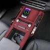 For GWM Tank 300 Hi4-T Center Console Expand Storage Box Silicone Central Wireless Charging Protective Pad Organizer Accessories