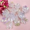 20Pcs DIY Findings Acrylic Loose Beads Handcrafted Colorful Flowers for Jewelry Making Beading Neclace Bracelet Accessories