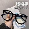 Vintage Presbyopia Glasses for Women Men Unisex Round Frame Eye Protection Eyeglasses Finished Ladies Far Sight +1.0+1.5 Glasses