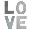 Wood Love Sign Distressed Retro Exquisite Freestanding Multicolor Design Letters LOVE Decoration