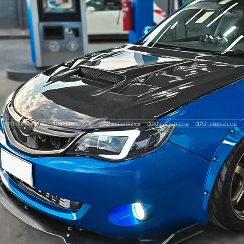 Капот из углеродного волокна в стиле VRS для 08-14 Subaru Impreza GRB/GVB STI