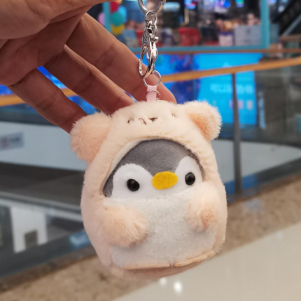 Cartoon Japanese Penguin Pendant Plush Doll Keychain Cute Bag Hanging Keychain Keychain Small Doll
