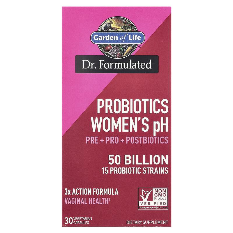 Probiotics Women's pH, 50 Billion, 30 Vegetarian Capsules