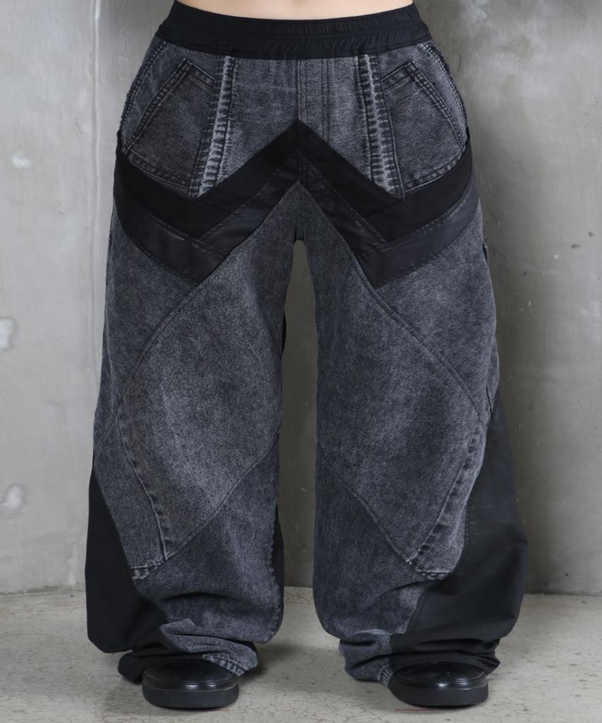 Sumilo Wide Denim Upcycled Pants Unisex