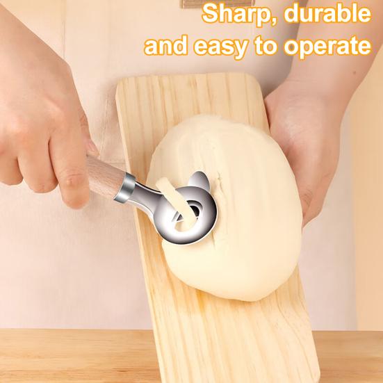 Stainless Steel Cactus Peeler Spoon Multi-Function Cactus Peeling Tool with Hanging Holes Chinese Noodle Cutter Kitchen Cooking Gadgets