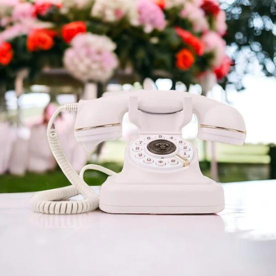 Ретро проводной телефон гостевая книга простая в использовании свадебный телефон гостевая книга классика