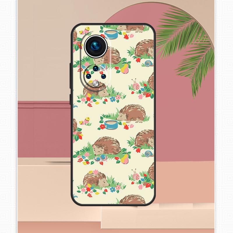 Милый Чехол-Сердечко с Ежиком Для Honor Magic 7 Lite 5 6 8 Pro Honor 200 400 X9c X9b X9a X8b X8a X8c 50 70 90 Чехол