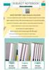 Спиральный блокнот Kaisa 'Американское вдохновение' - Разделен по секциям для колледжа и выпускных экзаменов, на кольцах