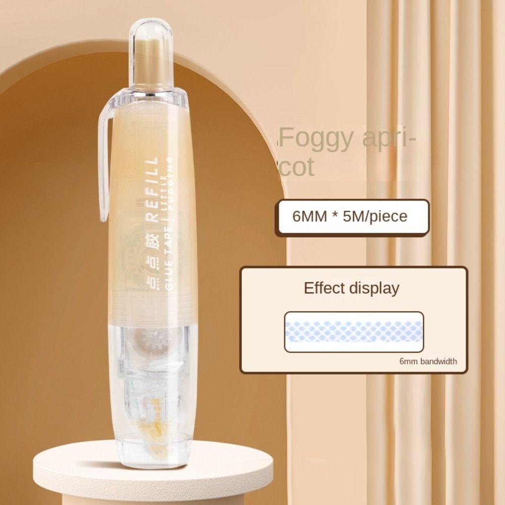 Press-type Dispensing Glue Eraserable Double-Sided Glue Portable School Supplies Students