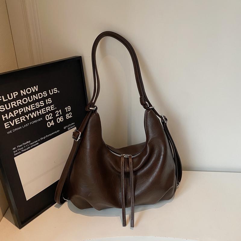 Винтажная сумка подмышку Женская сумка-тоут Большая вместимость Сумка через плечо