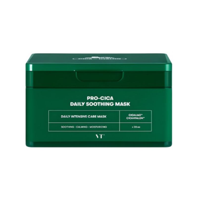 VT Pro Cica Daily Soothing Mask – 30 Sheets (1 Pack)
