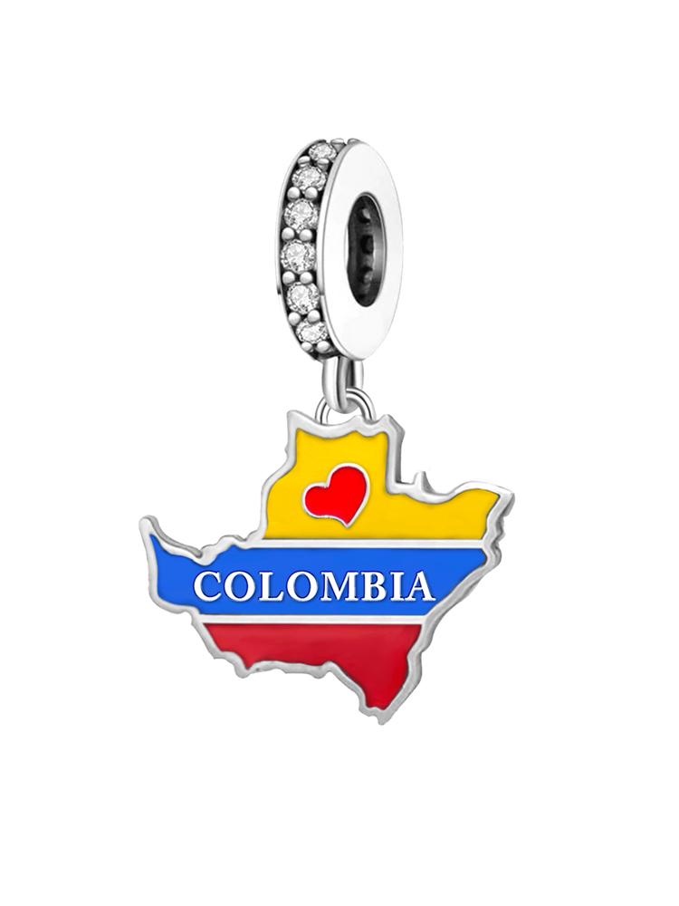 Медная мельница Колумбия Бразилия Разные страны Шармы Бусины Подходят для оригинальных браслетов Pan Браслеты Браслеты Изысканные ювелирные изделия Подарок