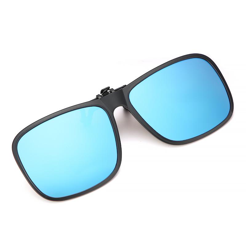 Non-polarized Sunglasses Clip for Men and Women Flip Up Polarized Sun Glasses Driving Night Vision Clip-on Style Fishing Cycling Eyewears