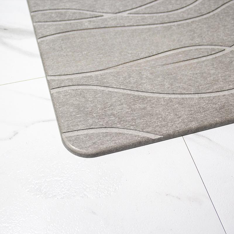 Напольный коврик из диатомовой грязи, впитывающий грязь, коврик для туалета, быстросохнущий коврик для двери ванной комнаты, коврик для двери ванной комнаты, нескользящий резной коврик