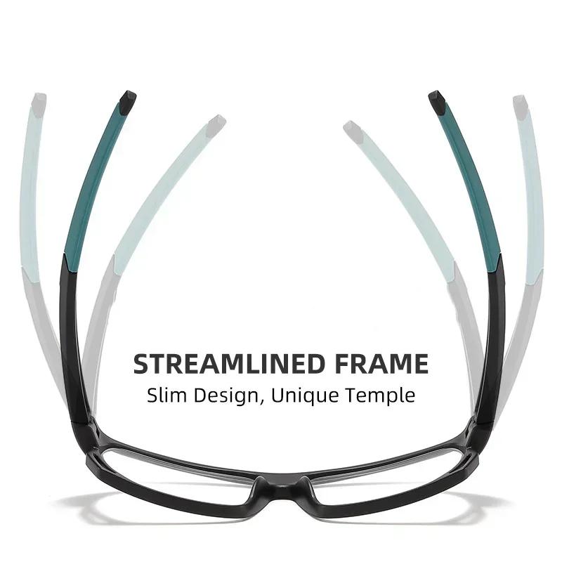 Квадратная оправа Модная спортивная модель Очки для пресбиопии с защитой от синего света HD Ультралегкие очки для чтения для пожилых людей Защита глаз