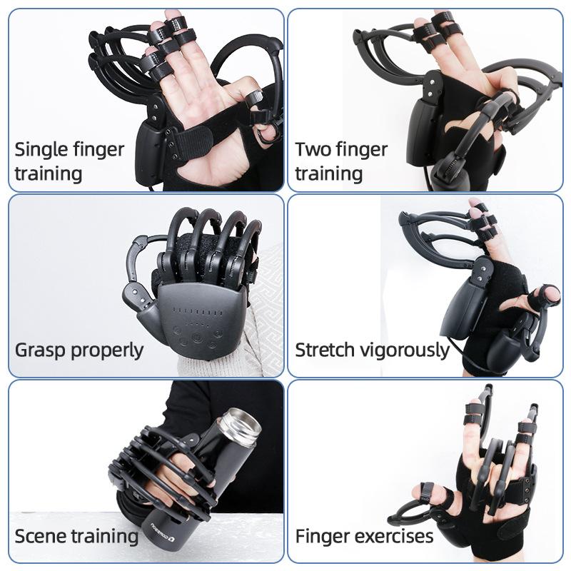 Интеллектуальный экзоскелет Реабилитационный робот Перчатки Оборудование Функции руки Реабилитация Тренировка Массаж Устройство Инсульт Гемиплегия
