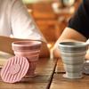 220ml Retractable Cups with Removable Handle Telescopic Cups Collapsible Silicone Cup  Outdoor