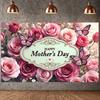Фон ко Дню Матери Цветочный дизайн Баннер Feliz Día De Las Madres Фон «Люблю Маму» Романтичный Дисплей-посвящение Маме