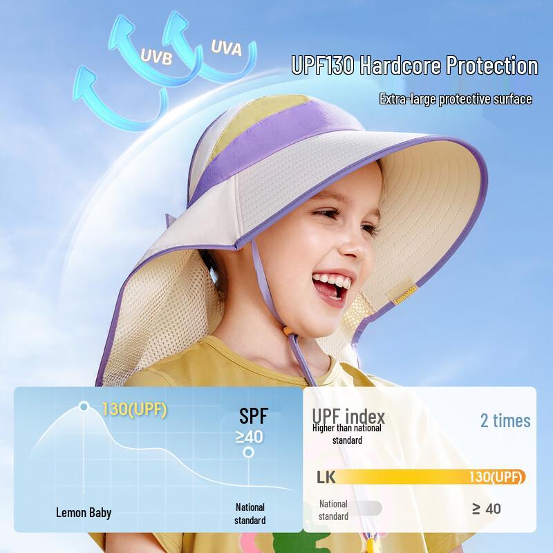 Детская летняя шляпа с полуоткрытым верхом Lemonkid