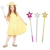 Golden Silver Princess Sticks Role-playing Star Wand Halloween Fairy Wand Girls Costume