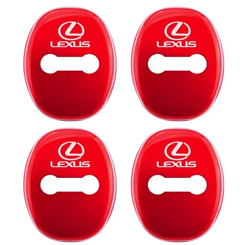 2026 Hot Interior Stickers For Lexus RX350 IS300 ES350 IS250 CT200H IS NX ES GS350 NX200T RX GX GX460 4pcs Stainless Steel Car D
