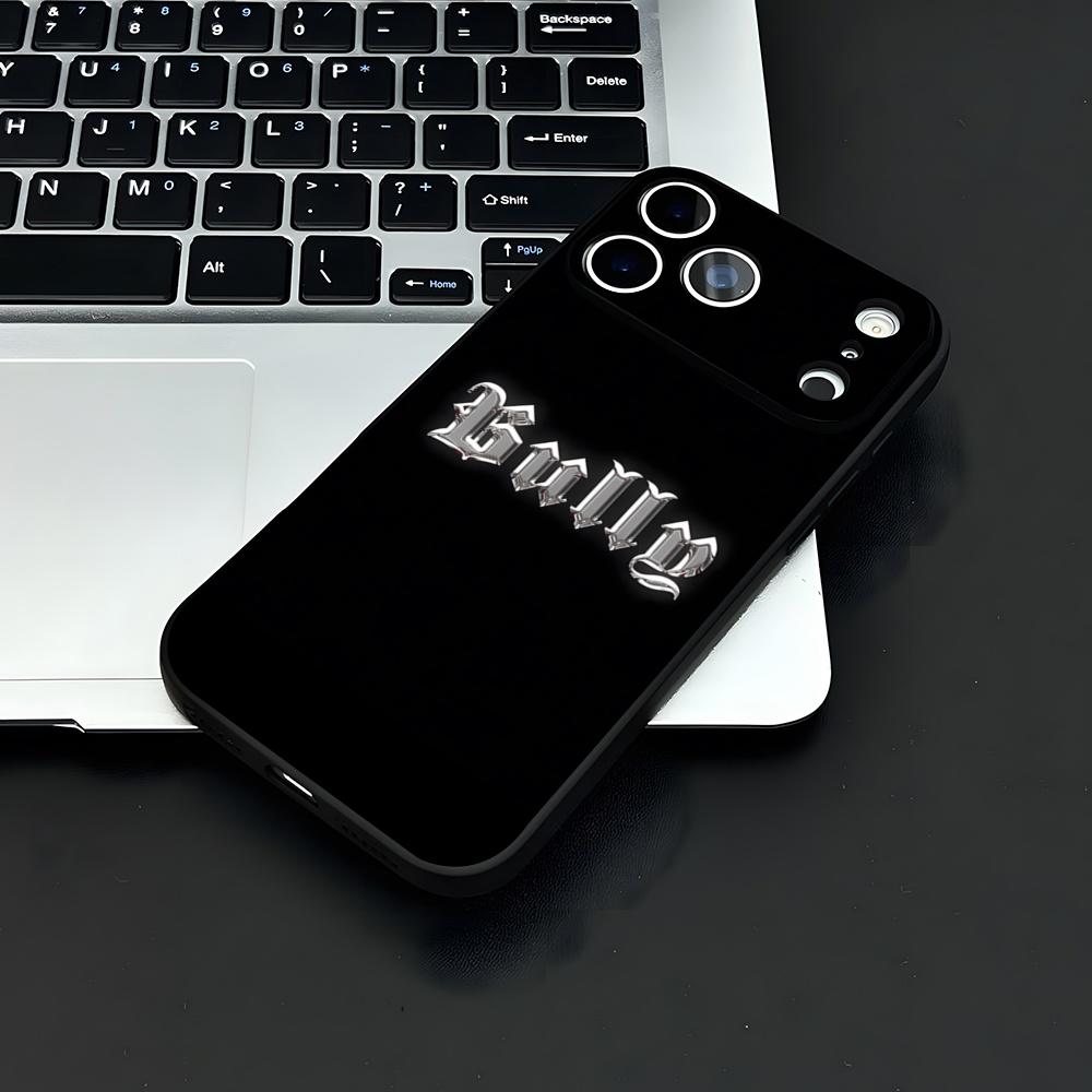 Чехол для телефона Kanye West 'Bully' для iPhone 17 Air 16 E Pro Max 15 14 13 Mini 12 Pro 11 Max Plus Черный Мягкий