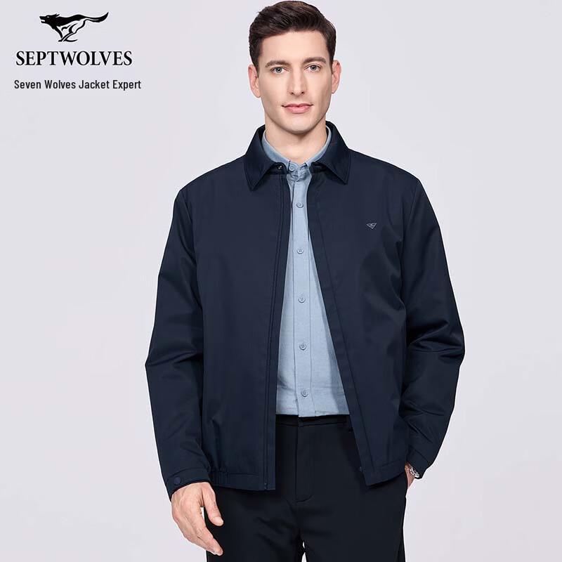 SEPTWOLVES Мужская универсальная теплая тонкая хлопковая куртка