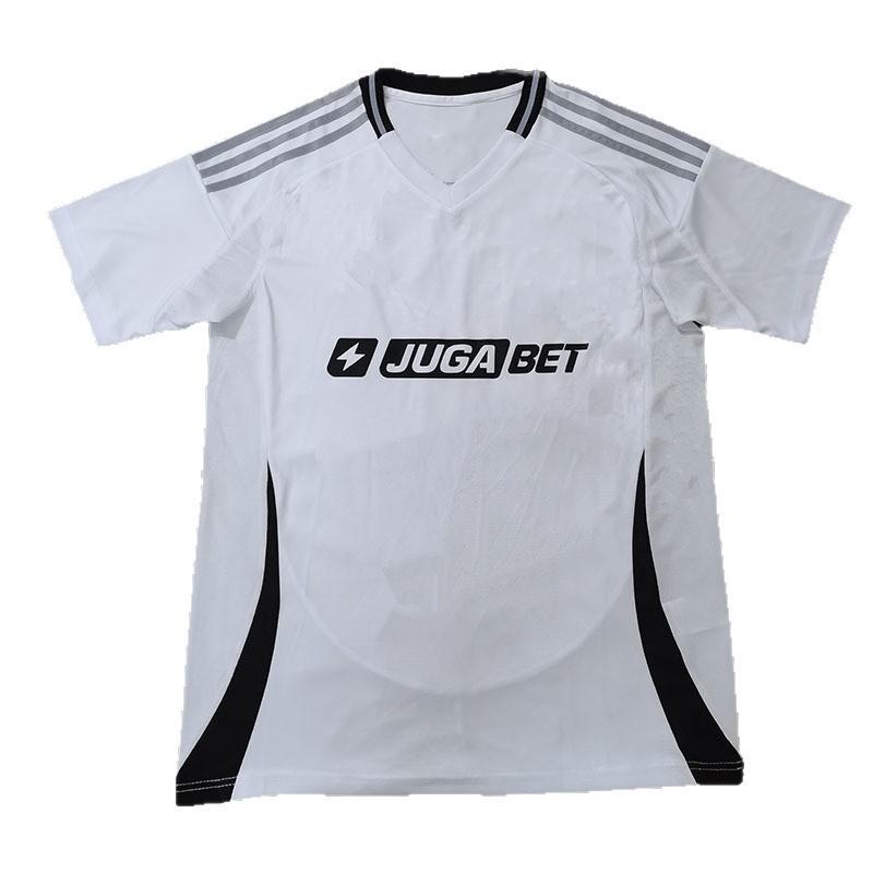 Mens Short Sleeve Football Jersey Home Kit Colo-Colo 2025-2026 Fan Edition Bamboo Fiber Performance Sportswear