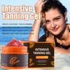 Крем-гель для ускорения естественного загара 150 мл Интенсивный гель для загара для соляриев и улицы Нежирный Крем для восстановления кожи после солнца Кремовый для всех типов кожи