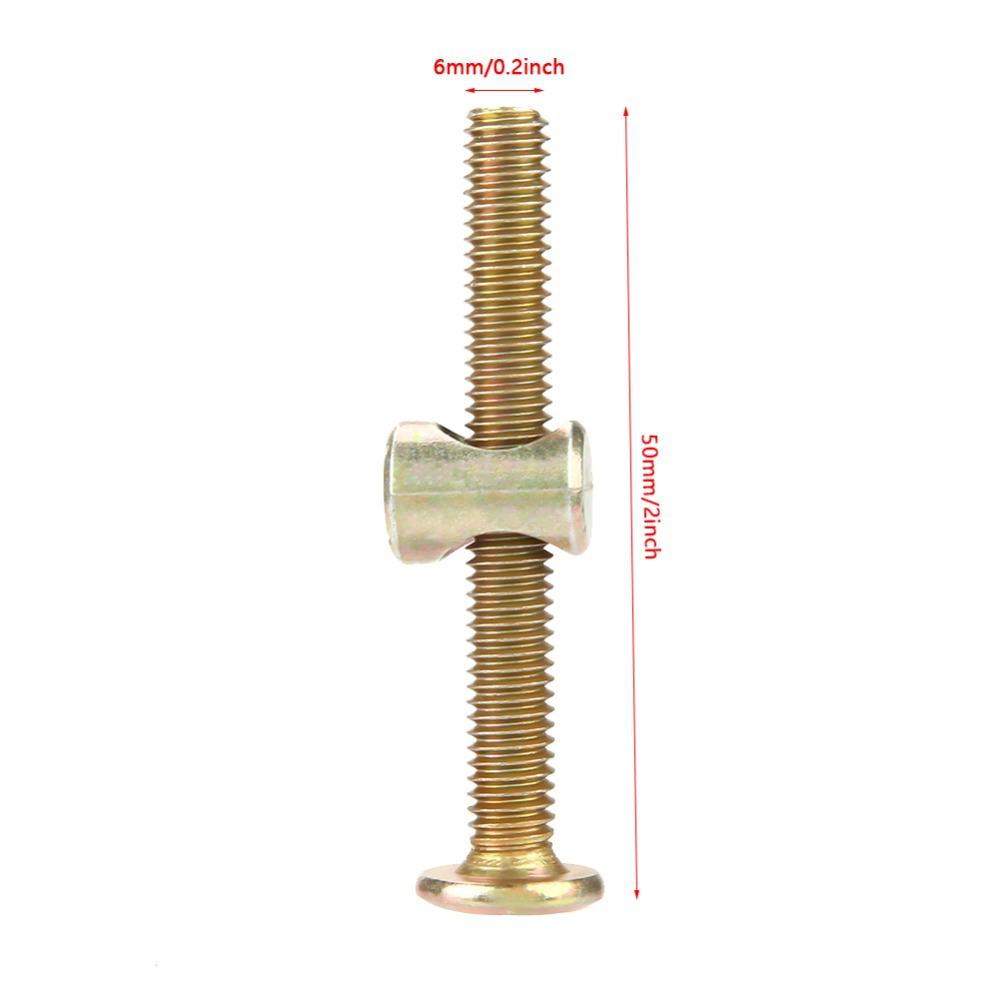 10set Flat Round Head Furniture Bolts Hex Head Hex Socket Screws Universal Barrel Nuts For Chairs