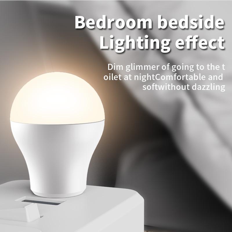 Fonken Portable USB Light Plug Book Light LED Lamp USB Book Lamp LED Eye Protection Light Mini Night Light