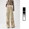 Women's American Cargo Pants Summer New High Waist Quick Dry Parachute Pants Casual Wide Leg Sports Long Pants Trendy